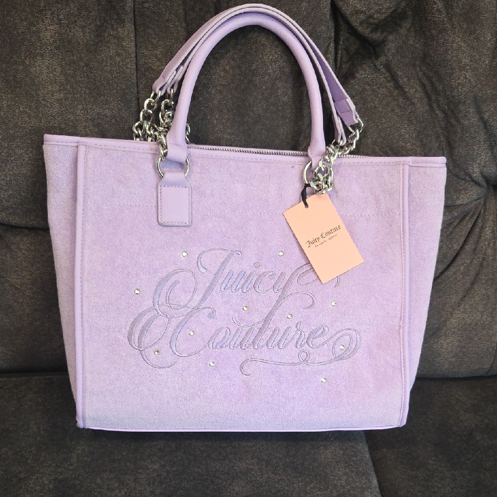 Juicy Couture Purple Tote Bag